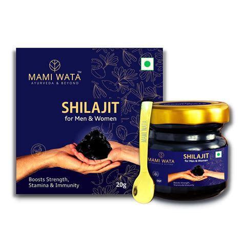 MAMI WATA Himalayn Shilajit Resin 20g - NABL Lab Tested, Pure ...