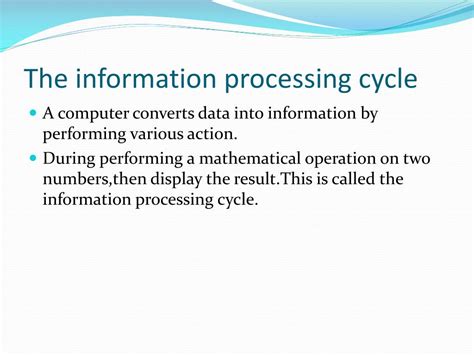 How Information Is Processed in a Computer 的图像结果