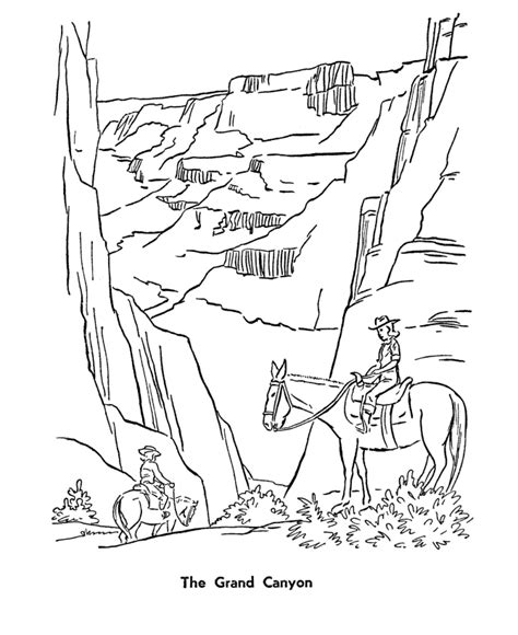 The Grand Canyon coloring sheets - Grand Canyon National Park | Grand ...