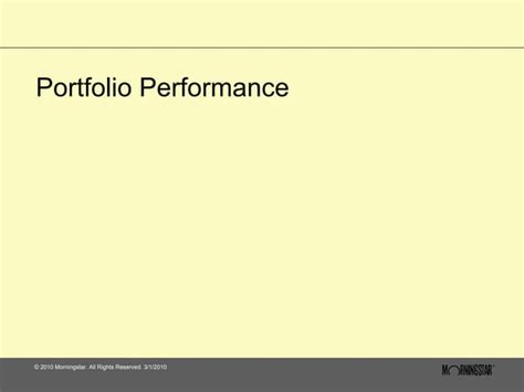 Portfolio Performance Tutorial 的图像结果