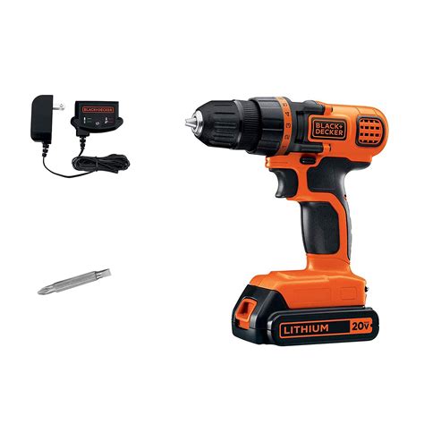 BLACK+DECKER 20V MAX Cordless Drill and Driver, 3/8 Inch, With LED Work ...