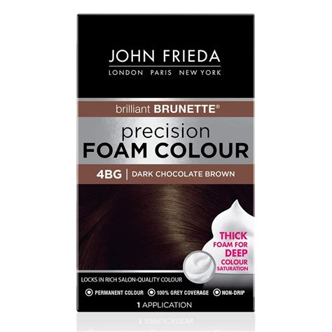 Amazon.com : John Frieda Precision Foam Colour, Dark Chocolate Brown ...