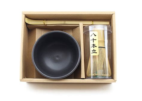 Buy Matcha Whisk Set まっちゃ 抹茶 - Brush + Ceramic Bowl + Scoop/八十本立 ...