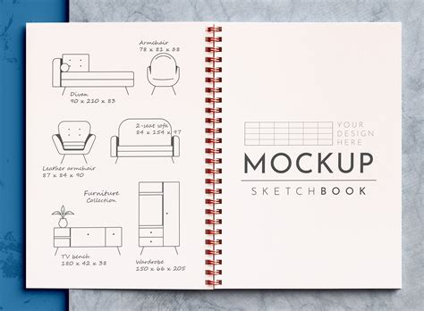 Free Sketchbook Mockup PSD on Behance