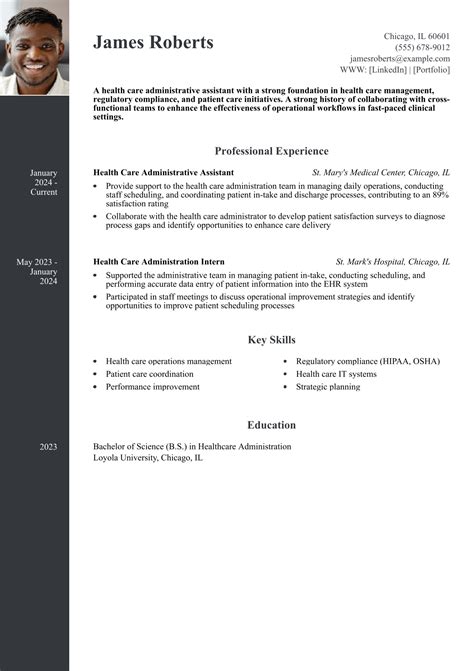 Health Care Administrator Resume Examples and Templates for 2025 - ResumeBuilder.com