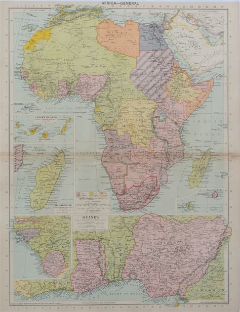 Map Of Africa Pre Ww2