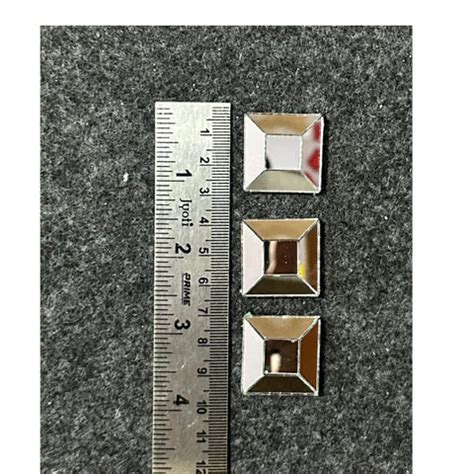3D Square Shape MDF with Silver Mirrors-625 – Mirror Glass World Wide
