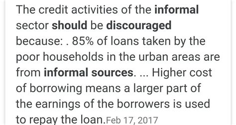 Why should informal sources be discouraged - Brainly.in