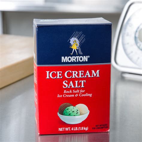 Morton 4 lb. Ice Cream Rock Salt
