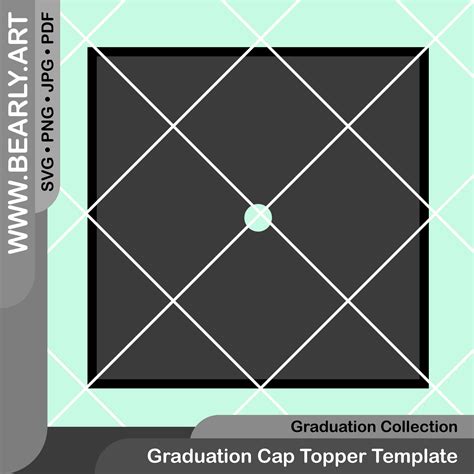 Graduation Cap Template Graduation Cap Line PNG & SVG Design For