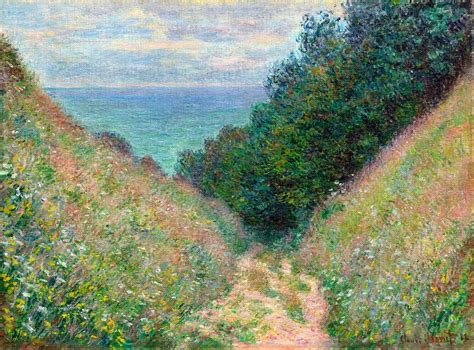 Path at La Cavee, Pourville, 1882 - Claude Monet - WikiArt.org