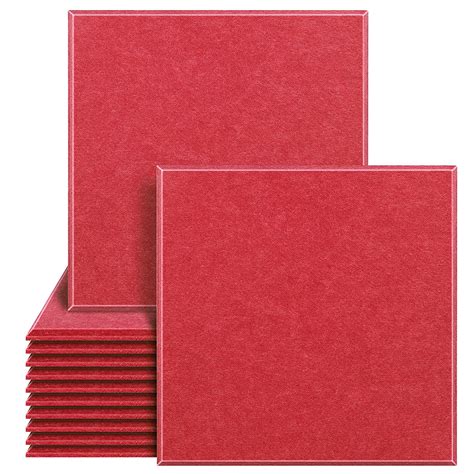 DEKIRU Upgraded 12 Pack Acoustic Panels, 12 X 12 X 0.4 Inches Sound ...