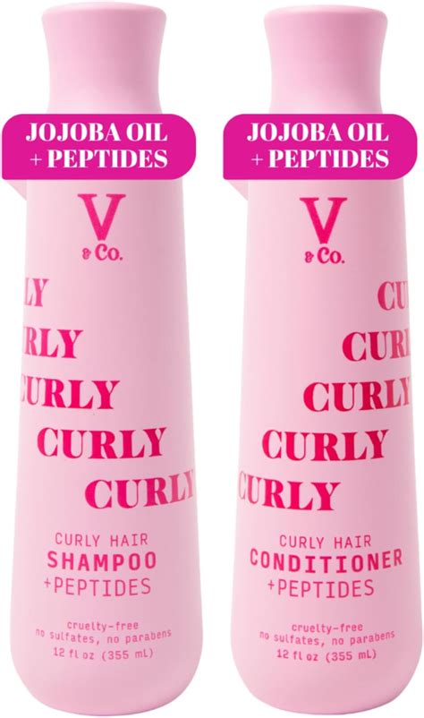 Amazon.com : V&Co. Beauty Curly Hair Shampoo & Conditioner Set (12 Oz ...