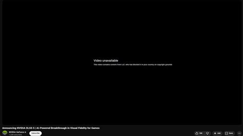 Only on YouTube: Italian channel copyright strikes Nvidia's DLSS 5 ...