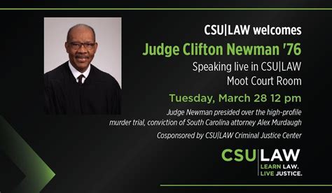 Judge Clifton Newman CSULAW 76, CSU College of Law, Cleveland, 28 March ...