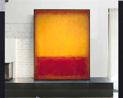 Mark Rothko Paintings - Yellow Over Purple Painting - Abstract Painting ...