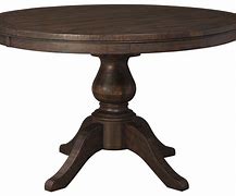 Image result for Dark Wood Round Side Table
