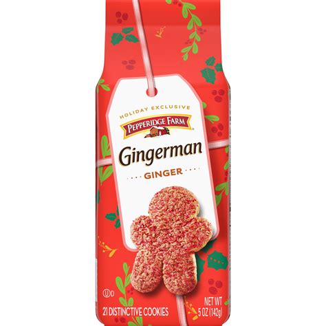 Pepperidge Farm Sweet Gingerman Ginger Cookies, 5 oz. Bag - Walmart.com
