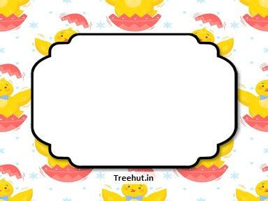Easter Free Printable Labels, 3x4 inch Name Tag