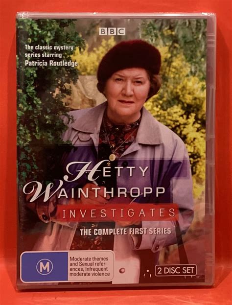 HETTY WAINTHROPP INVESTIGATES - COMPLETE FIRST SERIES - DVD (NEW/SEALE ...