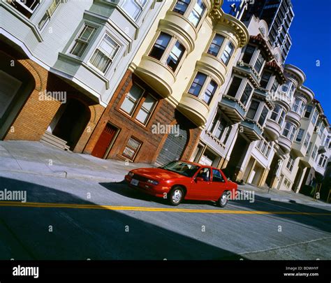 Filbert Street in North Beach Telegraph Hill, San Francisco, California ...