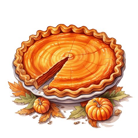 Traditional Autumn Pumpkin Pie, Happy Thanksgiving, Pumpkin Pie, Pie ...
