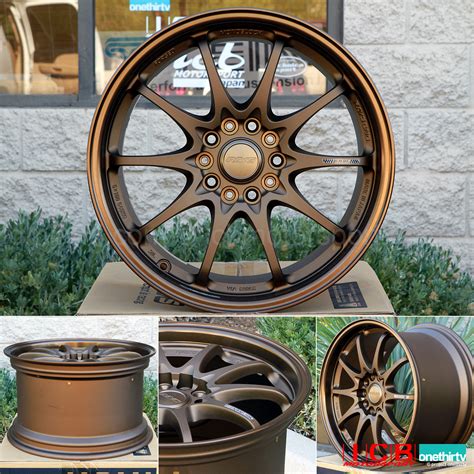 Rays Volk Racing CE28N Bronze Wheels 5X114.3 17X10 +70 Offset Pair