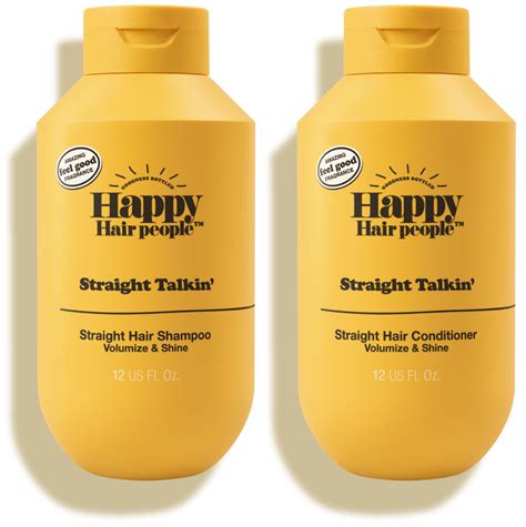 Straight Talkin' Shampoo & Conditioner | Volumize & Shine - Happy Hair ...