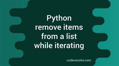 Python Create App End Remove List 的图像结果
