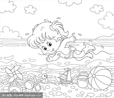 Swim简笔画 的图像结果