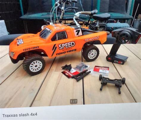 Bought this slash 4x4 for 210€, It has a castle sidewinder 3s esc and a bigger Traxxas motor ...