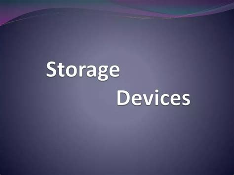 Image result for Computer Storage Device PPT