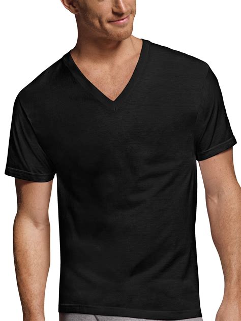 Men's ComfortBlend V-Neck T-Shirts - 3 pack - Walmart.com