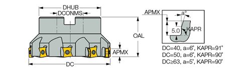 Iscar India | Milling > Indexable > Indexable Face Mills > F90LN-N11 ...