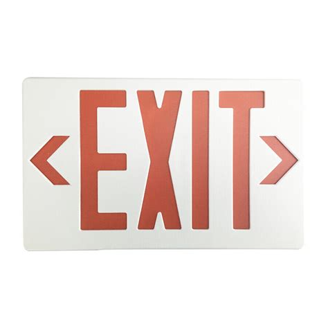 EXIT SIGN WITH BATTERY BACKUP 90 MIN, RED – Maverick LED