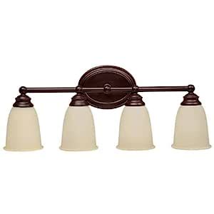 Capital Lighting 1084MBZ-130 Vanity with Warm Faux Alabaster Glass ...