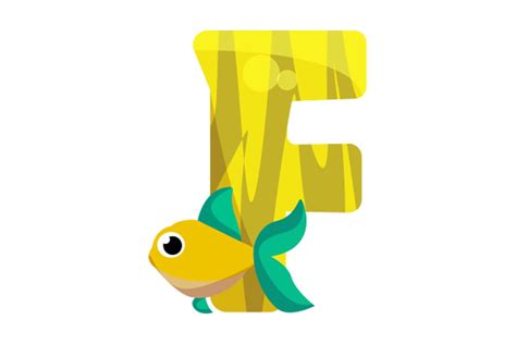 Cute Animals "F" Alphabet Letters Graphic by Goodtimeartsy · Creative ...