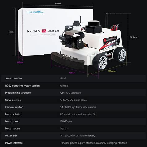 Yahboom AI Visual ROS2 Smart Robot Car Kit for India | Ubuy