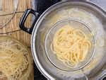 Why should you never drain pasta in the sink