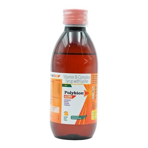 Polybion Active Sugar Free Syrup 150 ml : Amazon.in: Health & Personal Care