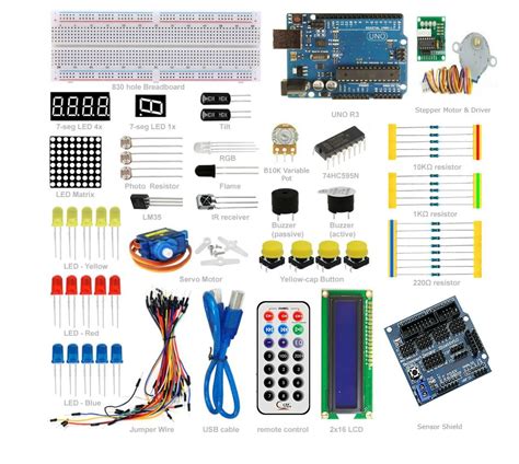 Robodo - Basic Starter Kit for arduino Starter with UNO R3 | Robodo