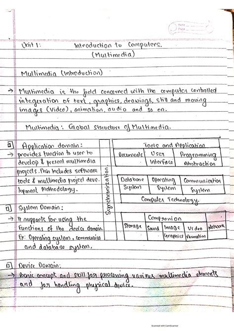 Multimedia - Computer Science and Engineering - Studocu