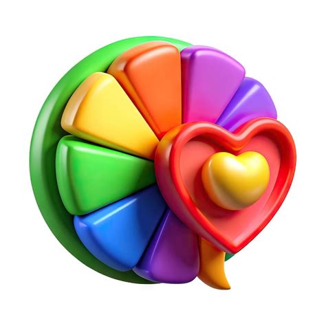 Colorful and fun 3d icon for software presentations and websites ...