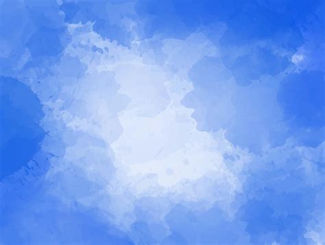 Abstract blue grunge vector background blue watercolor stain background ...