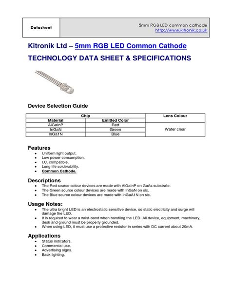 Image result for RGB LED Cathode