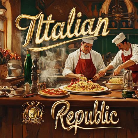 Retro inspired logo for the italian republic features | Premium AI ...