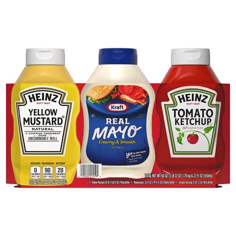 Heinz Classic Pack Condiments, 3 pk. - Customer ratings & reviews