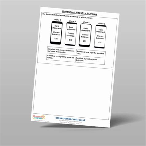 Image result for Negative Numbers Questions Year 9