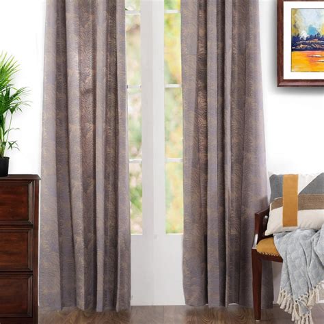 Buy MASPAR Cacti Spine Jacquard Window Curtain Pair - 125 x 152 cm from ...