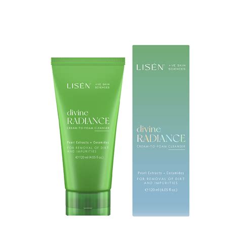 Buy LISEN Divine Radiance Cream To Foam Cleanser with Pearl Extracts ...